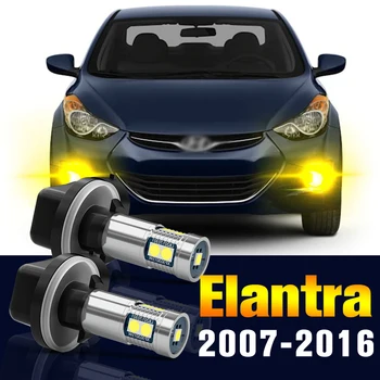 Hyundai Elantra İçin 2 adet LED Sis Ampul Lamba 3 4 2007-2016 2008 2009 2010 2011 2012 2013 2014 2015 Aksesuarlar 19