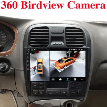 Hyundai Sonata EF Sonica 1998~2012 için Araba Multimedya GPS Radyo Navigasyon NAVI Oynatıcı CarPlay 360 Kuş Görünümü 3D 4