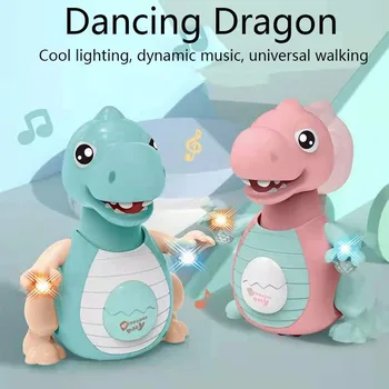 Interaktif Elektronik Dinozor Evcil Hayvan Oyuncakları Evrensel Salıncak Hafif Müzik ile bebek oyuncakları Dans Hayvan Çocuk Çocuk Hediyeler için 18