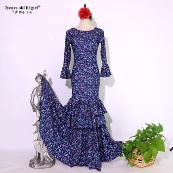 İspanyol Dans Elbise Flamenko Uygulama Etek Giyim Kadın ENE05 2 siparişler 8