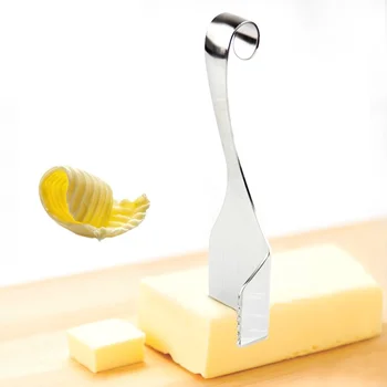 Japon İnci Metal Paslanmaz Çelik Tereyağı Kesme Bıçağı Spatula Ev Pişirme Araçları Peynir Peynir Kesme Bıçağı 10