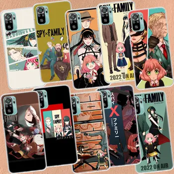 Japonya Anime Casus×Aile Xiaomi için telefon kılıfı Poco X3 X4 NFC M3 M4 Pro 4G 5G F3 F2 F1 Mi Not 10 Lite A3 A2 A1 CC9E GT Silikon Co 3