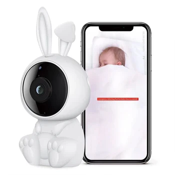 Kablosuz Video A10 bebek izleme monitörü 1080p Kapalı Akıllı Gözetim Kamera Otomatik AI İzleme Ses Video Bebek Güvenlik Kamera 14