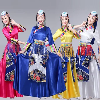 Kadın kızlar çocuklar kırmızı Yüksek kaliteli Geleneksel Rus ulusal kostüm Prenses dans elbise kostüm sahne elbise dans elbiseleri 7