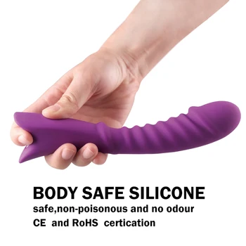 Kadın Masturbator Silikon Yapay Penis Vibratör Ürünleri 9 Hızları USB Şarj G Noktası Sihirli Değnek Seks Oyuncakları Kadın İçin 12