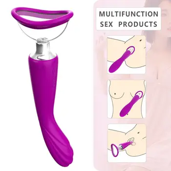 Kadın vibratör emme mastürbasyon cihazı yetişkin seks oyuncak meme masaj cihazı teaser sopa 16