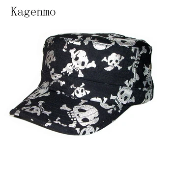 Kagenmo Yaz Altın Kafatası beyzbol şapkası İskelet Eğlence Şapka Kadın Hiphop Şapka Erkek güneşlikli kep İlkbahar Yaz Sonbahar İçin