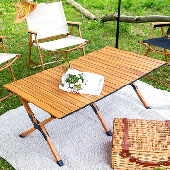 Kamp piknik katlanır masa açık taşınabilir kamp sandalyesi yumurta rulo masa alüminyum alaşımlı masa kamp masası 18