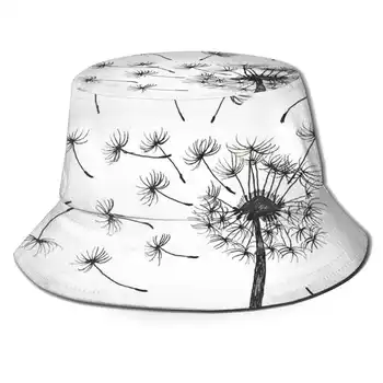 Karahindiba Kova Şapka Plaj Turizm Şapka Nefes güneşlikli kep Askeri Çiçek Bitki Karahindiba Siyah Doğa Rüzgar 18