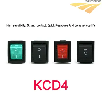 KCD4 Rocker anahtarı ON-OFF / ON 2/3 pozisyon 4PİN / 6PİN elektrik ekipmanları ışık güç anahtarı anahtarı 16A 250V / 20A 125VAC 6