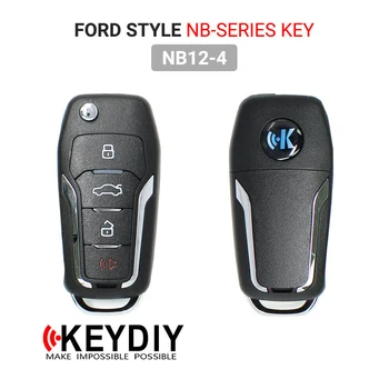 KEYDIY KD Evrensel Araba Çevirme Uzaktan Kablosuz Anahtar 4 Düğmeler Ford Tipi NB12-4 13