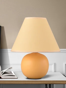 Kore tarzı basit masa lambası dekorasyon retro başucu lambası topu yatak odası sarı yaratıcı masa lambası 10
