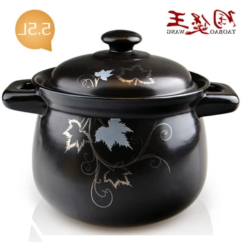 kral kil siyah yüksek dereceli seramik güveç güveç Jinhua 5.5 L çorba tenceresi özel teklif ücretsiz kargo 22
