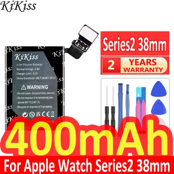 KıKıss 400mAh Pil Series2 38mm Apple Watch iWatch Serisi 2 S2 S 2 38mm Batteria + Ücretsiz Araçlar 3