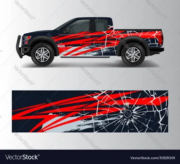 Kırık Araba Grafik Çıkartması Tam Vücut Yarış Vinil Wrap Araba Tam Wrap Sticker Dekoratif Araba Çıkartması Uzunluğu 400cm Genişlik 100cm