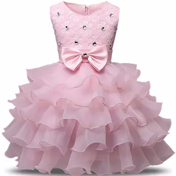 Kız Elbise Zarif Yeni Yıl Prenses Çocuk Parti Elbise gelinlik Çocuklar Kızlar için Elbiseler doğum günü partisi elbisesi Vestido Giyim 2