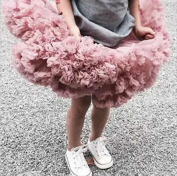 Kız çocuk Tül Etek Modası YENİ Kız Elbiseleri Bebek Kız Elbise Tutu Etek Pettiskirt Prenses Etek Kızlar İçin Giyim Etek  13