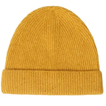 Kış Kaşmir Yumuşak Pullu Açık Bataclave Örme Şapka Yün Kap Kaput Şapka Rahat Sonbahar ve Kış Dışında Sıcak Şapka 2