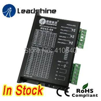 Leadshine M542-05 2 Fazlı Step Sürücü 20 ila 50 VDC Voltaj ve 1.20 ila 5.04 A Akım Saf Sinüzoidal Akım Kontrolü