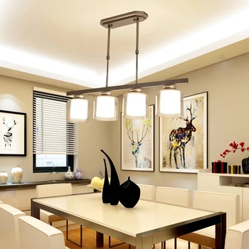 LED avize lamba Yemek Odası İçin Mutfak Yatak Odası Oturma Odası Ev avize Lambaları Siyah Tasarım E27 Lamba