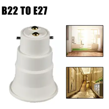 Led lamba ampulü Taban Dönüşüm Tutucu Dönüştürücü B22 ışık soketi Adaptörü Dönüştürücü Aydınlatma E27 Lamba Adaptörü Tutucu Parçaları B0ı8 16