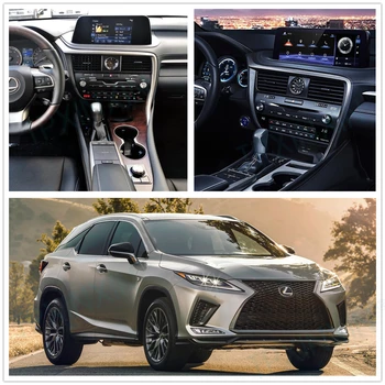 Lexus RX için RX300 RX350 RX450 2020 Android 10 Araba Stereo Araba Radyo GPS Navigasyon teyp Multimedya Kafa Ünitesi Ekran 1