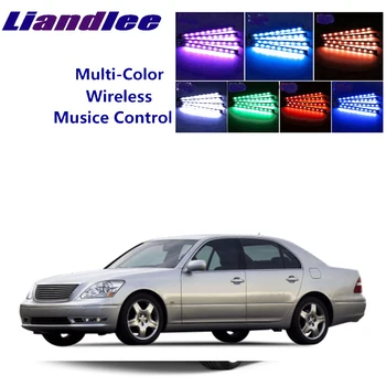 LiandLee Araba Glow Iç Döşeme Dekoratif Koltuklar Ortam Neon ışık Lexus LS 400 Için XF20 MK2 1995 ~ 2000 17