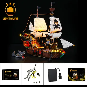LIGHTAILING led ışık Kiti 31109 Korsan Gemisi Oyuncaklar Yapı Taşları Aydınlatma Seti 5