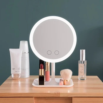 Makyaj aynası led ışık Tuvalet masası Ayna Güzellik halka ışık Ayna Güzellik Araçları Fotoğraf Dolgu ışığı Küçük Aynalar 18