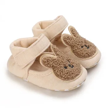Moda Yürümeye Başlayan Bebek Erkek Kız Hayvan Beşik Ayakkabı Bebek Karikatür Yumuşak Taban İlk Yürüyüşe Yenidoğan Kaymaz Prewalker 0-18 Ay 18