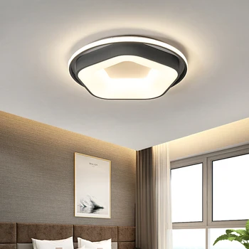 Modern Basit LED Avize Uzaktan Kumanda Oturma Odası Çalışma Odası Mutfak Ev Tavan Lambası Aydınlatma Armatürleri 3