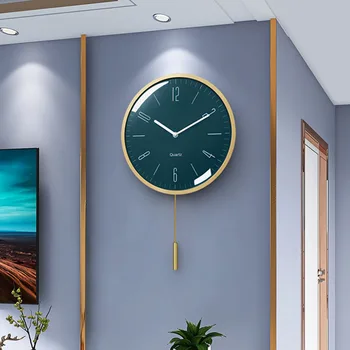 Modern Tasarım duvar saati Estetik Lüks Dijital Büyük Hediye Duvar Saati Sessiz Reloj De Pared Ev Dekor Oturma Odası İçin 1