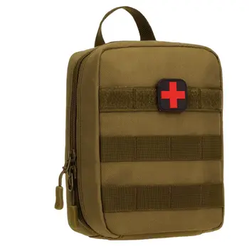Molle Taktik Ilk Yardım Kitleri Tıbbi Çanta Acil Açık Ordu Avcılık Araba Acil Kamp hayatta kalma aracı Askeri EDC Kılıfı 5