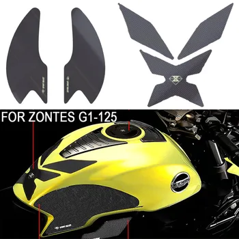 Motosiklet Zontes G1 - 125 Adanmış Yakıt Tankı Pad Dekoratif Çıkartmaları Sticker Koruyucu Çıkartmalar Zontes G1-125 125 G1 G1 125 22
