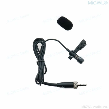 MıCWL MJ60 Yaka Mikrofonu Sennheiser Mikrofon G2 G3 G4 Kablosuz BeltPack 3.5 mm Stereo Kilit metal tıpa