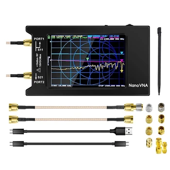 Nanovna-H4 Vektör Ağ Analizörü HF VHF UHF Anten Analizörü Ölçüm (4 İnç) 16