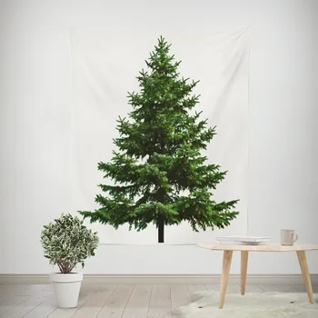 Noel ağacı Goblen Çam Duvar Asılı Goblen Kumaş Arka Plan Bez Yeni Yıl Asmak Halı Noel Süslemeleri Ev İçin 5