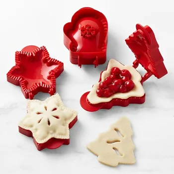 Noel Silikon Kek Kalıbı Şeker Kalıpları Yıldız Noel Ağacı Kek Kalıbı El Yapımı Pişirme Araçları Çocuk Hediye 11