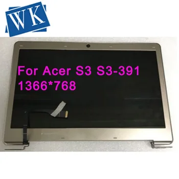 Orijinal Acer S3 S3-391 S3-951 MS2346 LCD Ekran meclisi B133XTF01. 1 B133XW03 1366 * 768 100% test İyi çalışma 11