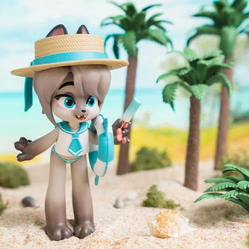 Orijinal Orijinal Anime Hizmetçi Kedi Yaz Tatili Sınırlı Asansör Aksiyon Figürü Süsler 150 % Koleksiyonu Kawaii Modeli oyuncak bebekler