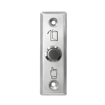 Paslanmaz Çelik Çıkış Düğmesi Anahtarı Kilit Kapı Erişim Kontrol Sistemi İçin Kapı İtme çıkış kapısı Açma Düğmesi Alaşım Anahtarı 3