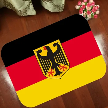 Paspaslar Kaymaz Mat Almanya Bayrağı Alman Bayrağı Baskılı Desen Halı Kilim banyo kapısı Oturma Odası 21