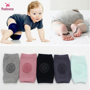 Pudcoco marka bacak ısıtıcıları yenidoğan erkek kız Çocuklar Güvenlik diz kapağı sıcak emekleme dirsek yastık bebek diz pedleri Koruyucu 0-3Y