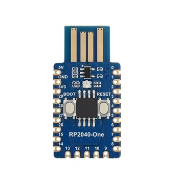 RP2040-Zero Mini Kurulu Yüksek Performanslı Pıco Benzeri MCU Kurulu dayalı Ahududu Pi Mikro Çip RP2040 USB-A 2