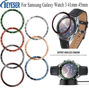 Samsung Galaxy İzle 3 41mm 45mm Smartwatch Halka Çerçeve Şekillendirici Çerçeve Kılıf Kapak Koruyucu Metal Halka Anti Scratch Koruma