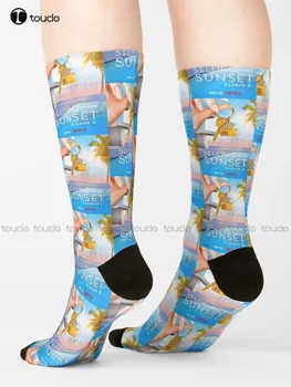 Satış Günbatımı Çorap Bayan futbol çorapları Yüksek Kalite Sevimli Zarif Güzel Kawaii Karikatür Tatlı Harajuku Pamuk noel hediyesi 21