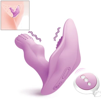 Seks Vibratör Giyilebilir Kelebek Straplez Vibratör Kablosuz Uzaktan G-spot Klitoris Stimülatörü Vibratörler Kadınlar için Mastürbasyon 16