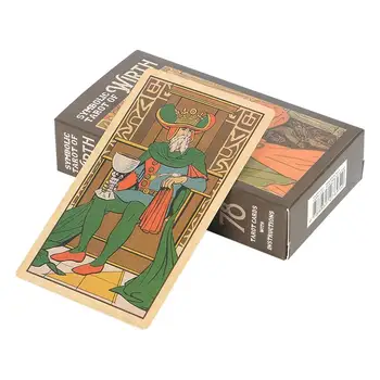 Sembolik Tarot Of Wirth Tarot Kartları Oracle Kartları Kehanet Kader Astroloji yük platformu Oyunu Yetişkinler Gençler İçin Kadın Erkek