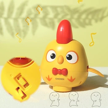 Sevimli yürüyüş tavuk salıncak dans tavuk ışıkları ve müzik ile elektrikli tavuk oyuncaklar bebek müzikal oyuncaklar çocuklar için en iyi hediye