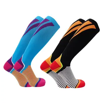 Spor çoraplar Erkek Pamuk Polyester Rekabet Yarış Kursu futbolcu çorabı Futbol Yarış Çorap Bisiklet Kadınlar Erkekler İçin 11